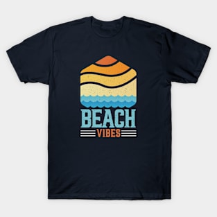 Retro Sunset Beach Vibes T-Shirt